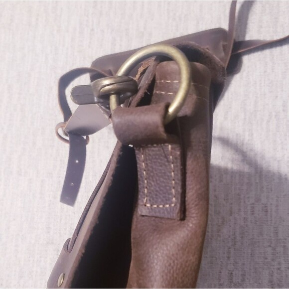 Handmade leather messenger bag - Picture 6 of 14